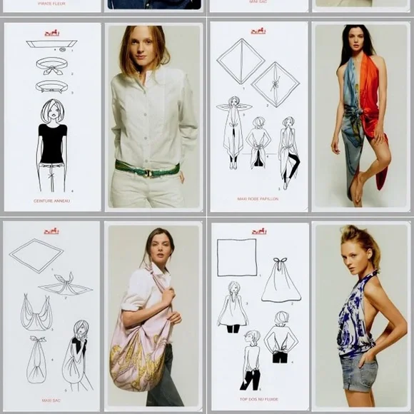 Hermes Carré 90 “Perspective Cavalière” silk scarf - Picture 12 of 12